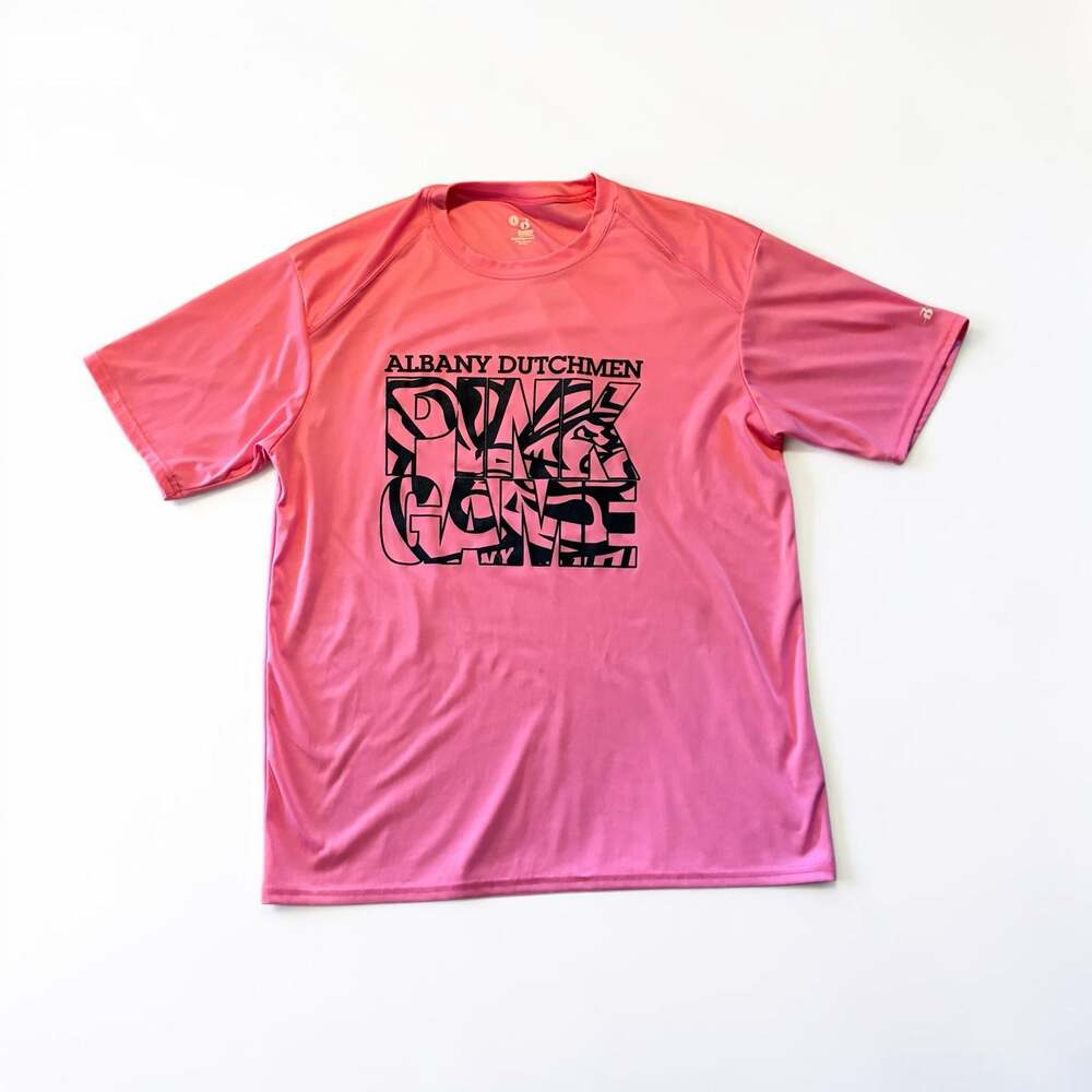 Albany Dutchmen Pink Game Performance Jersey Number 2 Signed